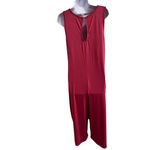 Pink Sleeveless Wide Leg Keyhole Back Jumpsuit Womens Medium Everyday Vacation Photo 8