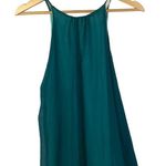 matty m Blue Chiffon Layered Scoop Neck Tank Top XS Photo 1