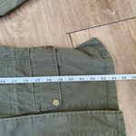 Love Tree  Army Green Jacket ~ cargo pockets, cinch waist ~ women’s Size Small Photo 7