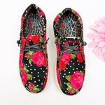 Ariat  X Rodeo Quincy Punchy Polka Dot Hilo Shoes Floral Rose Print Slip On Photo 1