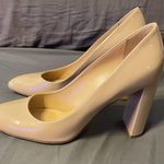 M. Gemi The Lustro 90mm warm natural patent shoes size 39/8.5 Tan Photo 1