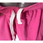 Katie J NYC Dylan Sweatpants Pink Tart Raspberry Large Joggers Casual Barbie Photo 3