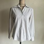 Brooks Brothers  Striped Button Down Top Size 8 Photo 2