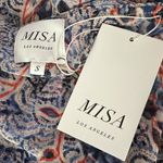 MISA Los Angeles Revolve  Calypso Dress Feathered Floral Size Small NWT Cut Out Photo 12