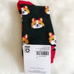 HAPPY HALLOWEEN Novelty Printed Socks Too Cute To Spook Devil Dog fits 4 Photo 1