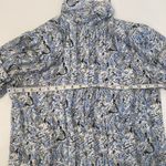 NICOLA Women’s Abstract Vintage Long Sleeve Mock Neck Pleated Blouse EUC Sz 8 Photo 9