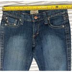 Y2K Frankie B Jeans Size 4, Inseam: 32 inches. Bootcut, Studded Blue Photo 3