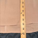 Andree by Unit  women’s size small hi low tan v-neck blouse with bell sleeves Photo 2