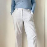 Lands' End Womens Pants Cropped Size 10 Seersucker Clam Digger Summer Cotton Photo 0