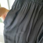 Mossimo Black Boho Shorts Romper with Pom Pom Trim Size Medium Photo 4