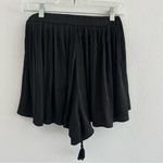 ZARA  Black Pleated High Waisted Shorts Size: XS Photo 5