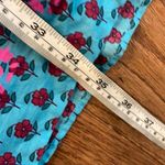 J. Crew blue block print dolman sleeve dress size small Photo 8