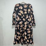 Who What Wear Black Prairie Paisley Dress Photo 1