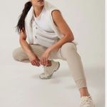 Athleta Trekkie North Jogger Ecru Tan Khaki Mid Rise Pants #405726 W1250 Sz 12 Photo 4