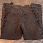 EXPRESS Super High Waisted Black Tonal Snakeskin Print Slim Ankle Jeans Sz 0 New Photo 5