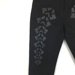 Alexander Wang X H&M Collab Black Patterned Skinny Jeans. Size 4 Photo 5