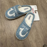 True Religion New  Blue Sequin Women's Slippers Photo 3