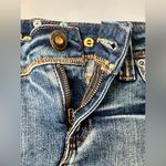 Dollhouse Vintage Denim Skirt Juniors Size 9 Y2K Mini Rhinestone Pockets Stretch Photo 10