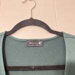 Paperoc Green Blouse Faux Wrap Tie Back Shirt Size M EUC Size M Photo 2