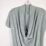 Anthropologie Knitted Knotted Small Top Knit Sparkly Gray Blue Cowl Crochet 392 Photo 2