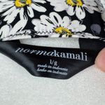 Norma Kamali Womens Diana Black Daisy Halter Neck Dress Sz L Retro Pinup Casual Photo 5