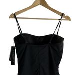 La Blanca Island Goddess Black Lingerie Ruched One Piece Swimsuit Size 10 Photo 8