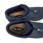 Aetrex  Suede Ankle Boot Navy 6 Photo 5