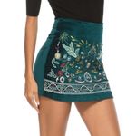 Simplee Apparel Simplee Embroidered Corduroy Mini Skirt NWT Photo 8