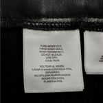 Kasper Womens Faux Leather Pants Size Small Black High Rise Pull On Office Chic Photo 10