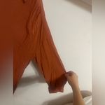 Downeast  Terracotta V-Neck Blouse Photo 3