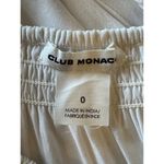 Club Monaco  Dress Women 0 White Jonet Tassel Hem Midi‎ Boho Cottagecore Preppy Photo 10