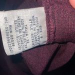 Burgundy Purple Slim Fit Tapered Pleated Dress Pants Women's Size 8 Photo 5