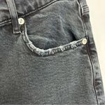 AGOLDE  Toni Mid Rise Raw Hem Black Straight Leg Jeans Size 27 Photo 10