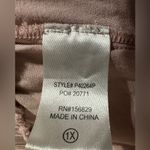 White Birch  Wide Leg Side Slit Ombre Pants Red Pink 100% rayon 1X Photo 8