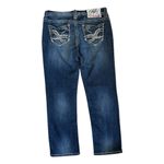 Hydraulic Retro  Low Rise Embroidered Capri Denim Jeans Size 7/8 Photo 6