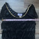 Vintage Jerry Beck Black Flapper Dress M Size M Photo 4