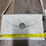 Joy Susan crossbody Purse Off White Vintage like 80s style Vanessa Suede like Gray Photo 6