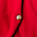 CHAPS Women's Red Knit Button Down Coat Plus Size 1X Photo 3