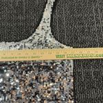 EXPRESS Black & Silver Ombre Sequin Mini Cocktail Dress Medium Women’s Photo 1