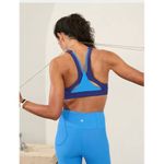 Athleta New M Flex Spacer Tipped Bra Deep Marine/Ultramarine Medium A-C … Photo 1