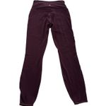 Athleta Leggings Womens X Small Purple High Rise Peekaboo 7/8 Tight Mesh Yoga Photo 2