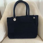 The Sak  crochet handbag dark navy purse satchel Photo 0