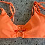 Zaful Dual O-ring Neon Bikini Swimsuit - Dark Orange. Excellent condition Photo 5