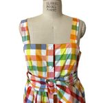 Christopher John Rogers x Target Multicolor Check Gingham Midi Dress Size 12 Photo 4