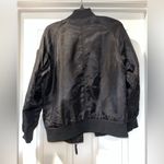 Silence + Noise  Black Bomber Jacket Photo 3