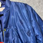 Vintage FFCO Nylon Quilted Asian Style‎ Tang Jacket M Blue Puffer 80s Satin Size M Photo 2