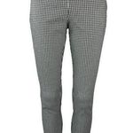 Calvin Klein  Women's Black White Gingham Check Ankle Skinny Casual Pants Size 4 Photo 0