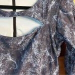 Phax‎ Blue Lovely Long Sleeve Rash Guard Size Large Photo 3