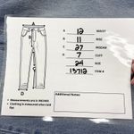 Unpublished Women Jeans Size 24 Rae Crop Fire Rain High Rise Light Wash Straight Photo 9