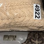 J.Crew  Women’s Size S Natural Cream Wool Hand Knit Cardigan Cable Knit Sweater Photo 5